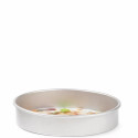 Teglia Tonda Liscia con Bordi Dritti Decora (Ø10/40cm) – Alluminio Anodizzato (H5cm) | Per Torta Americana a Strati