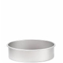 Teglia Tonda Liscia con Bordi Dritti Decora (Ø10/40cm) – Alluminio Anodizzato (H7,5cm) | Per Torta Americana a Strati