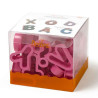 Tagliapasta Alfabeto Lettere Grandi (5,2×H2,2cm) – Set 27 Taglia-Biscotti in Plastica Decora
