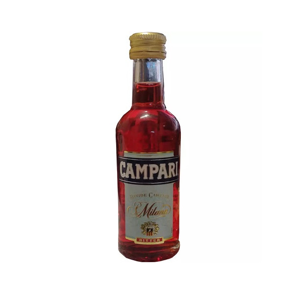Bitter Campari Mignon 5cl 25% – Aperitivo in Bottiglia Vetro
