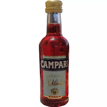 Bitter Campari Mignon 5cl 25% – Aperitivo in Bottiglia Vetro