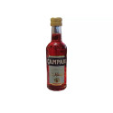 Bitter Campari Mignon da 5 cl: originale miniatura dell'iconico aperitivo alcolico italiano in bottiglia di vetro.