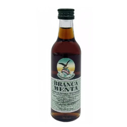 Branca Menta Mignon 5cl 28% – Amaro alle Erbe e Menta Piperita in Bottiglia di Vetro