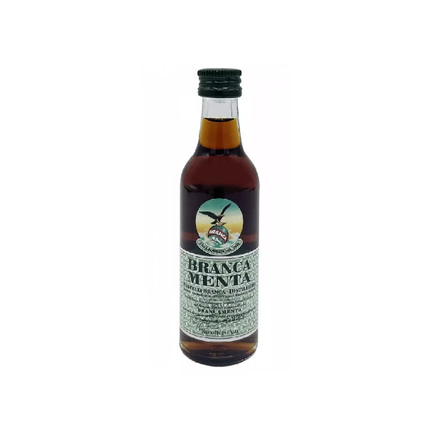 Branca Menta Mignon 5cl 28% – Amaro alle Erbe e Menta Piperita in Bottiglia di Vetro
