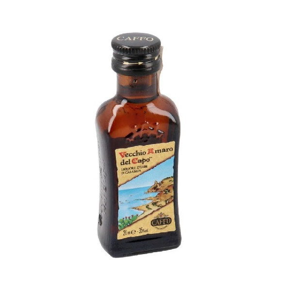 Vecchio Amaro del Capo Mignon 5cl 35% – Liquore alle Erbe in Bottiglia Vetro