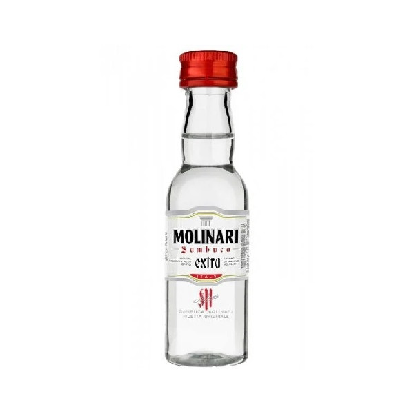 Sambuca Molinari Extra Mignon 3cl 42% –  Liquore all'Anice Stellato ed Erbe di Alta Qualità