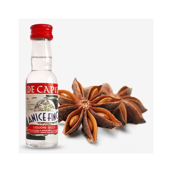 Anice Fino De Capua Mignon 3cl 38% – Distillato a Base di Anice Stellato