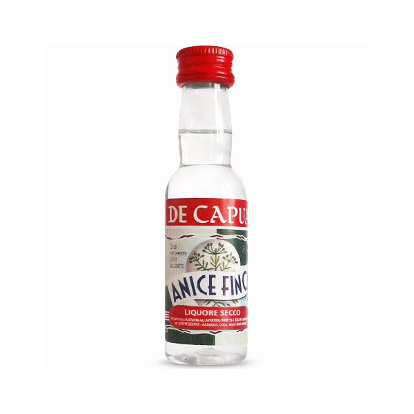 Anice Fino De Capua Mignon 3cl 38% – Liquore Secco a Base di Anice Stellato