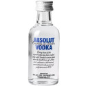 Vodka Absolut Mignon 5cl 40% –  Vodka Premium Svedese in Vetro