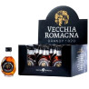 Vecchia Romagna Etichetta Nera Mignon 3cl 38% Vol. – Brandy in Bottiglia Triangolare di Vetro