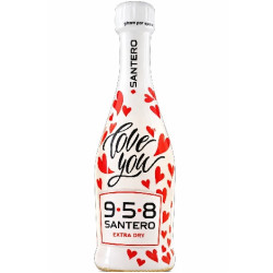 Santero 958 Love Baby 20 cl 11,5 % – Spumante Extra Dry Piemontese in Bottiglia Bianca