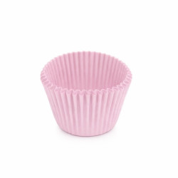 Pirottini Mini Bon Bon Rosa Cipria in Carta Forno (Ø2×H1,5cm) – Per Cottura e Porta Confetti (1000 Pz)
