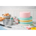 Linea Liotti Tortiera Dritta Tonda Alta per Torta Americana (Ø5/40cm) – Alluminio Puro (H10cm)