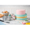 Linea Liotti Tortiera Dritta Tonda Alta per Torta Americana (Ø5/40cm) – Alluminio Puro (H10cm)