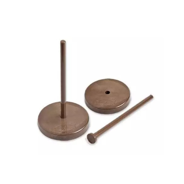 Base con Piolo in Plastica (2 Pz) Silikomart – Supporto per Alberi e Uova 3D