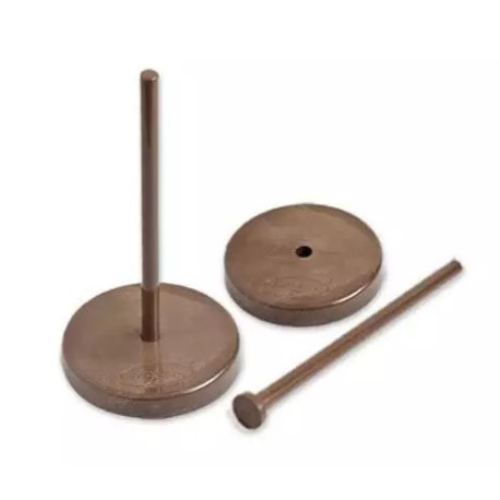 Base con Piolo in Plastica (2 Pz) Silikomart – Supporto per Alberi e Uova 3D