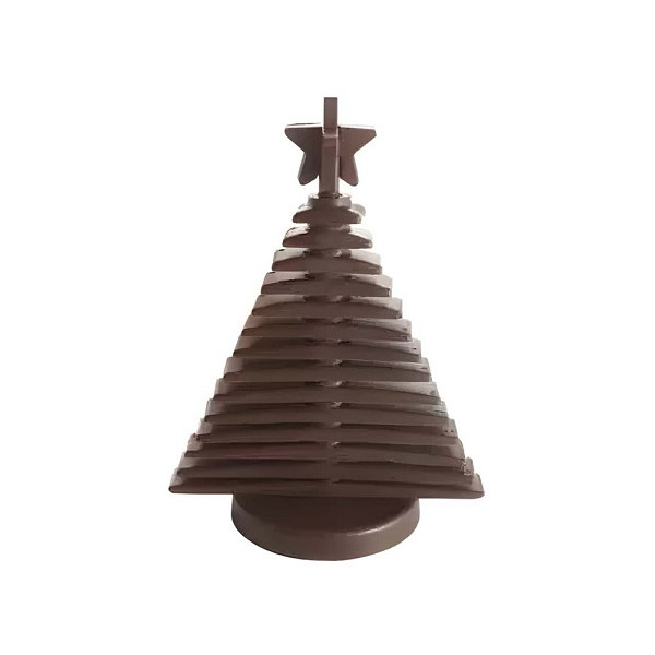 3D Tree Choc - Kit Silikomart: Stampo Silicone per Albero di Natale 3D in Cioccolato
