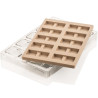 Kit Blocco B Chocado Silikomart – Stampo Tritan + Silicone per 10 Barrette di Cioccolato Ripiene
