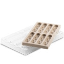 Kit Bar Sisma Chocado Silikomart: Stampo Tritan + Silicone per 8 Barrette Cioccolato Ripiene