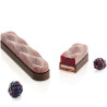 Kit Bar Sisma Chocado Silikomart: Stampo Tritan + Silicone per 8 Barrette Cioccolato Ripiene