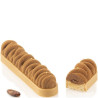 Kit Bar Magma Chocado Silikomart: Stampo Tritan + Silicone per 8 Barrette Cioccolato Ripiene