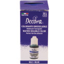 Colorante Idrosolubile Liquido Blu Decora (20g) – Ideale per l'Uso con Aerografo