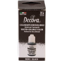 Colorante Idrosolubile Liquido Nero Decora (20g) – Ideale per l'Uso con Aerografo