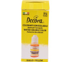 Colorante Idrosolubile Liquido Giallo Decora (20g) – Ideale per l'Uso con Aerografo