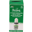 Colorante Idrosolubile Liquido Verde Foglia Decora (20g) – Ideale per l'Uso con Aerografo