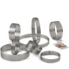 Sagoma Microforata Cerchio in Acciaio Inox Decora (Ø15/24cm) – Anello per Crostate Tonde (H2/3,5cm)