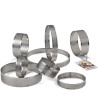 Sagoma Microforata Cerchio in Acciaio Inox Decora (Ø15/24cm) – Anello per Crostate Tonde (H2/3,5cm)