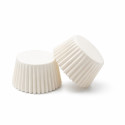 Pirottini Mini Bon Bon Bianchi in Carta Forno (Ø2×H1,5cm) – Per Dolcetti e Confetti (1000/5000 Pz)