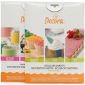 Decora – Fogli Decorativi Effetto Geometrico | Set 4 Fogli in Plastica Trasparente Doppia Faccia (8 Disegni)