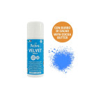 Velvet Spray Azzurro 100ml Decora – Colorante Alimentare Effetto Velluto per Semifreddi e Gelati