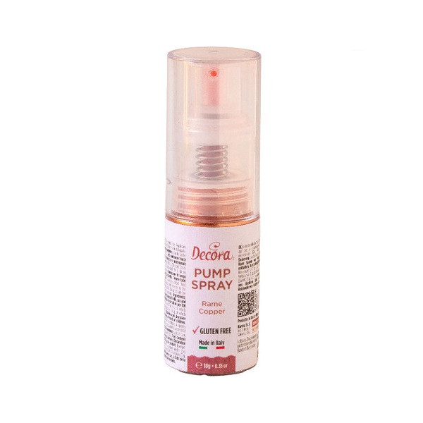 Glitter Pump Spray Rame Decora (10g) – Mix di Coloranti Perlescente in Polvere Alimentare