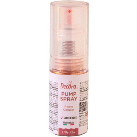 Glitter Pump Spray Rame Decora (10g) – Mix di Coloranti Perlescente in Polvere Alimentare