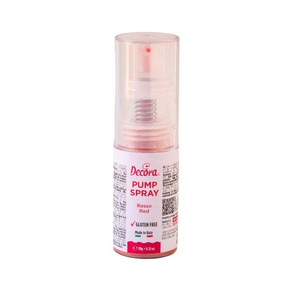 Glitter Pump Spray Rosso Decora (10g) – Mix di Coloranti Perlescente in Polvere Alimentare