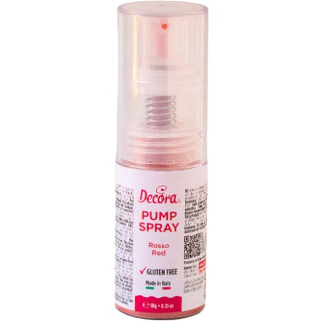 Glitter Pump Spray Rosso Decora (10g) – Mix di Coloranti Perlescente in Polvere Alimentare