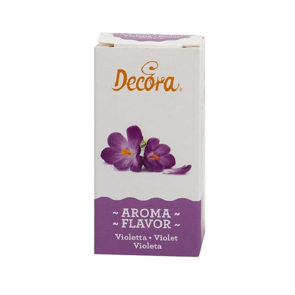 Aroma Violetta Naturale Liquido Decora (50g) – Essenza Floreale per Dolci, Creme e Torte