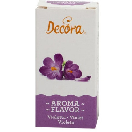 Aroma Violetta Naturale Liquido Decora (50g) – Essenza Floreale per Dolci, Creme e Torte