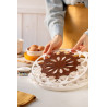 Griglia Tagliapasta Fiore Decora (Ø28cm) – Per Crostate e Torte Floreali