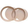 Decora Stampo Tondo Microforato (Ø20/25/30cm) – Fondo Mobile Antiaderente Rose Gold Line