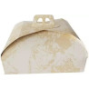 Scatola Porta Torte 36×36cm in Cartoncino – Con Manico, Bianca