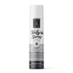 Colorante Alimentare Spray Bianco Nutro Vellutato (250ml) | Via delle Arti (Velly Natural White)