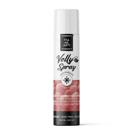 Colorante Alimentare Spray Rosa Vellutato (250ml) | Via delle Arti (Velly Pink)