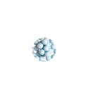 Decora Sprinkles Set Decor Mix Azzurro Perlato (85g) | 3 Tipi di Decorazioni: Perle, Perline e Bastoncini