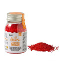 Perline di Zucchero Rosse Ø1,5mm Decora (100g) | Decorazioni per Dolci, Torte e Dessert