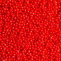 Perline di Zucchero Rosse Ø1,5mm Decora (100g) | Decorazioni per Dolci, Torte e Dessert