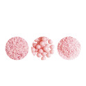 Decora Sprinkles Set Decor Mix Rosa Perlato (85g) | 3 Tipi di Decorazioni: Perle, Perline e Bastoncini