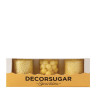 Decora Sprinkles Set Decor Mix Giallo Perlato (85g) | 3 Tipi di Decorazioni: Perle, Perline e Bastoncini